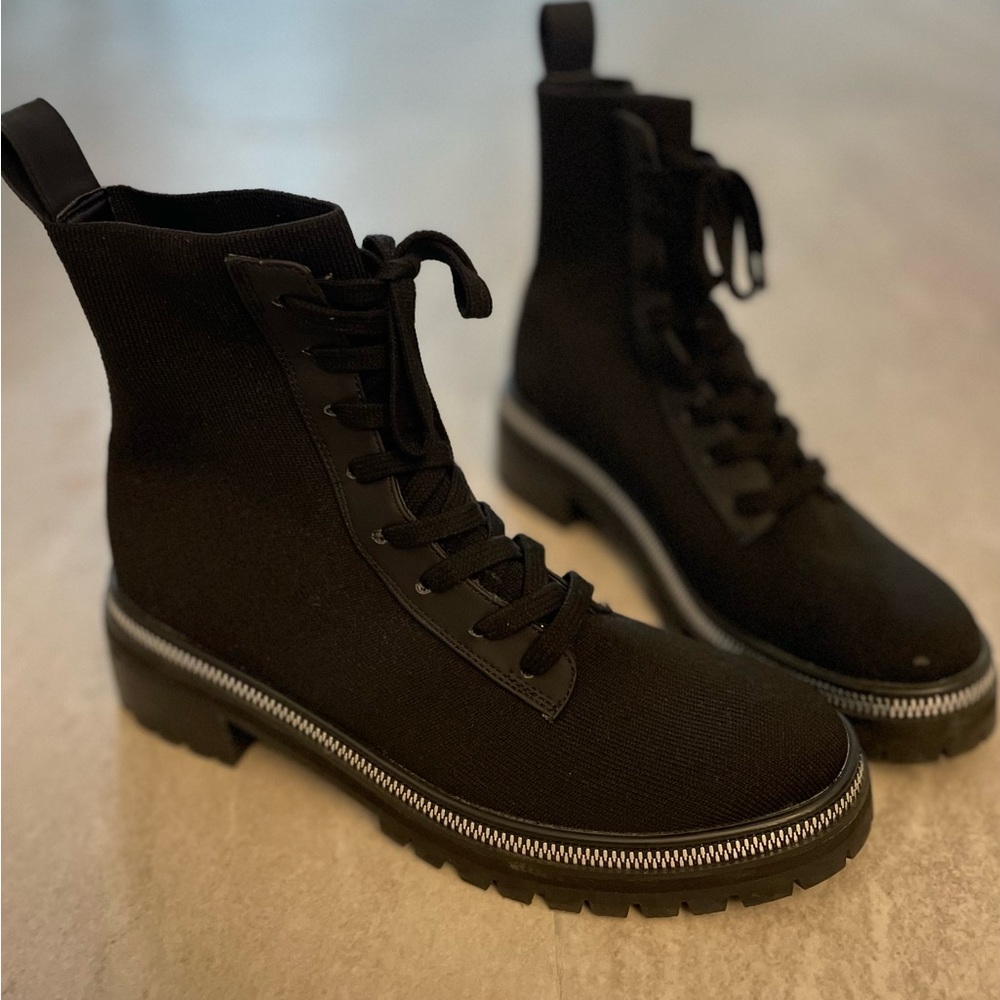 Knit Combat booties